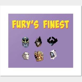 Fury's Finest Logo The Black Order Posters and Art